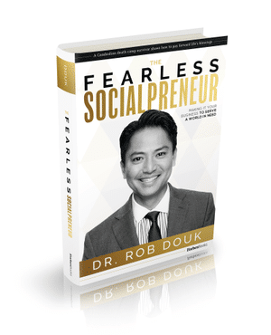 3d book cover of the fearless socialpreneur